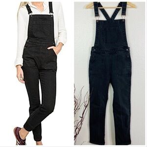 BRANDY MELVILLE Uma Overalls Washed Black Size Medium HarborRose